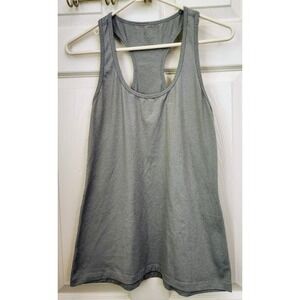 90 Degrees By Reflex Women's Gray Racerback Tank Top Athletic Size Large A34
